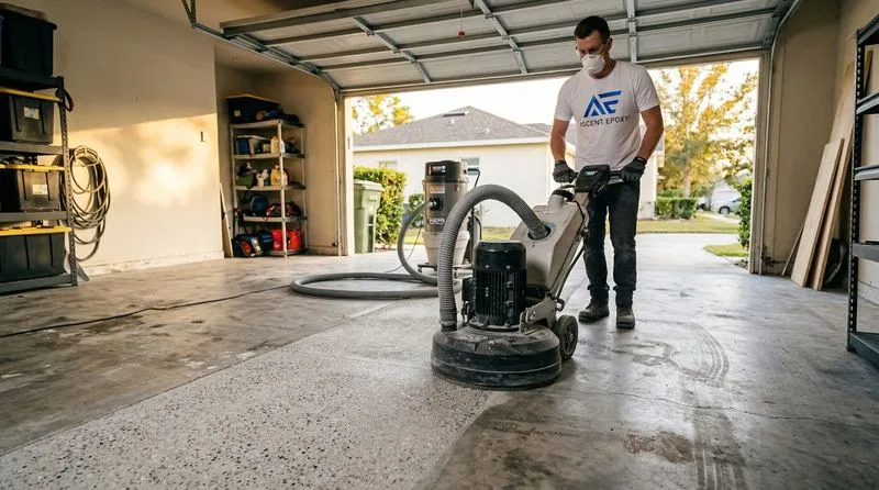 Diamond grinding concrete surface preparation Orlando