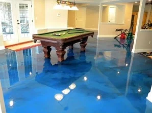Home interior epoxy floor Orlando