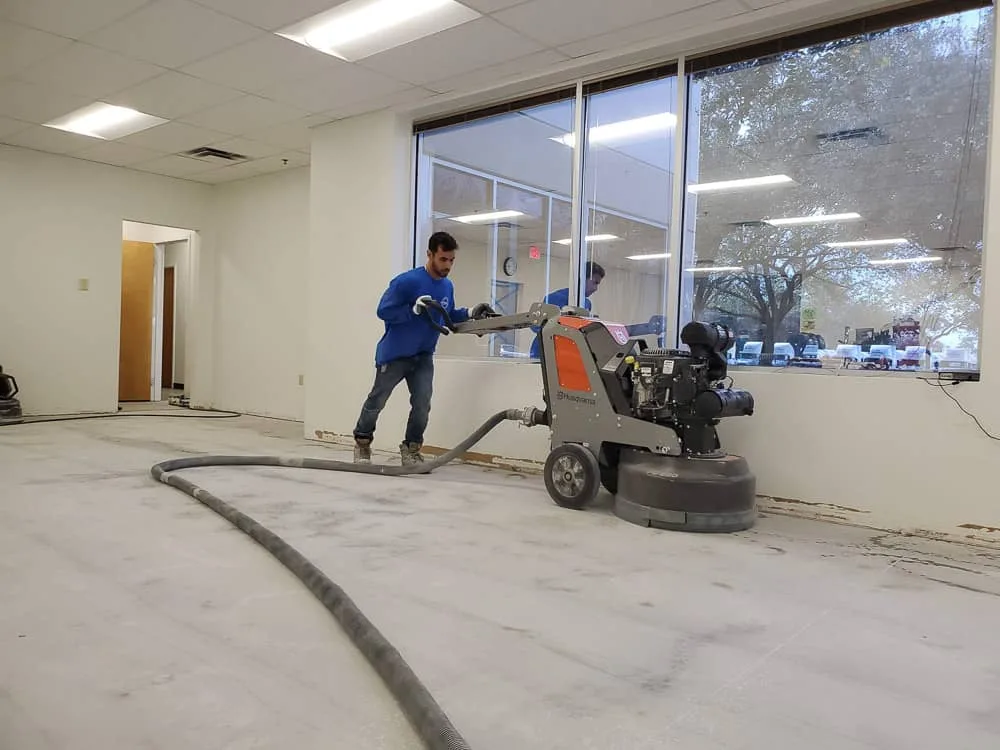 Husqvarna planetary grinder concrete prep Orlando